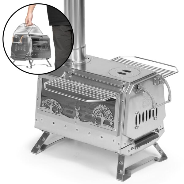 Stainless Steel Tent Stove - Image 2