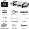 Camping folding portable outdoor tent stove