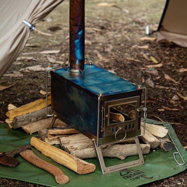 Camping folding portable outdoor tent stove