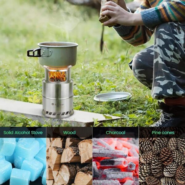 Camping Stove, Smokeless Fire Pit - Image 7