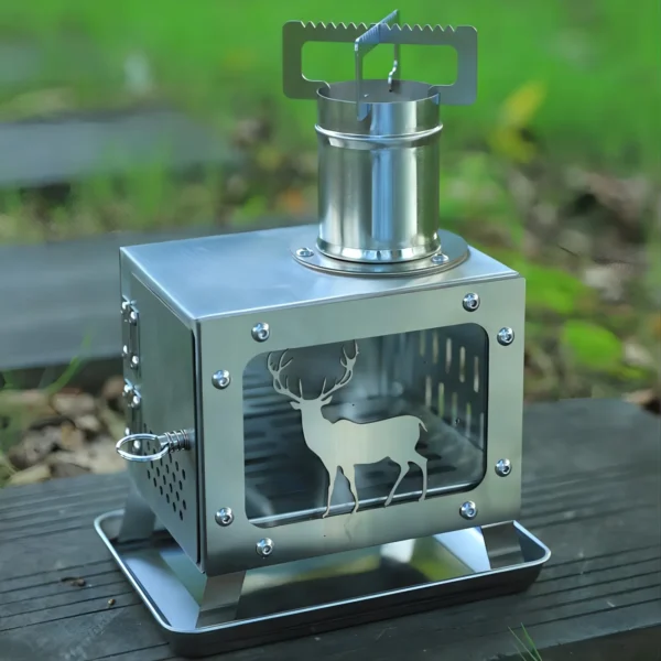 mini wood burning camping stove