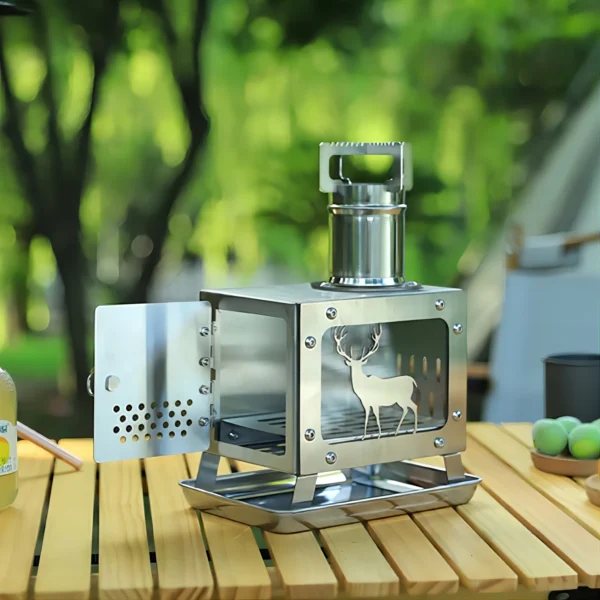 mini wood burning camping stove - Image 4