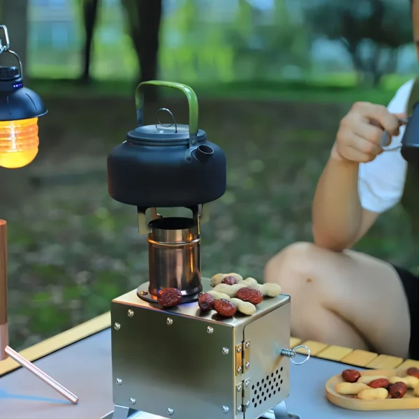 mini wood burning camping stove - Image 3