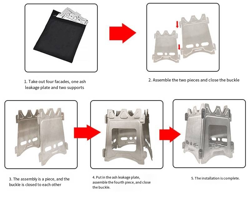 folding camp stove