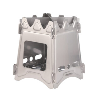 Stainless steel folding picnic stove