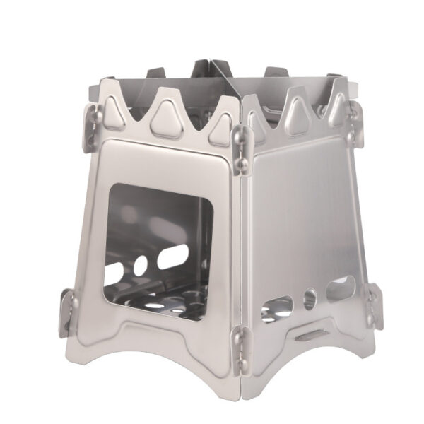 Stainless steel folding picnic stove