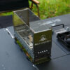 6808e04d-f90e-498d-a2b6-69419fc6e055 Camping Folding Brazier IGT Half-Unit Bonfire Stove Desktop Campfire Furance Windproof Firewood Stove Outdoor Heater