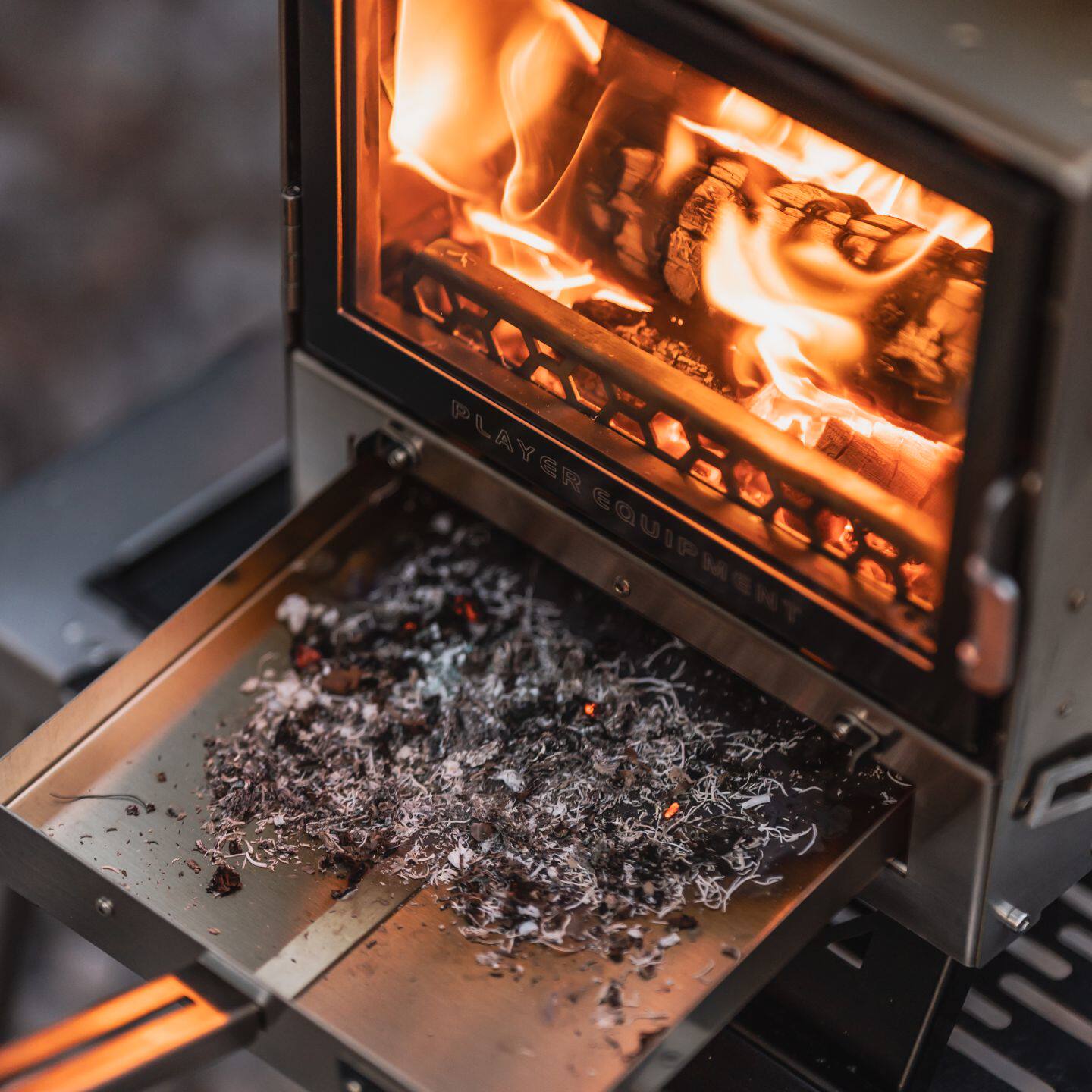 Stainless Steel Portable Outdoor Camping Wood Stove – Small Desktop Heating & Viewing Fire Stove 6 Portable Small Desktop Viewing Fire Stove Stainless Steel