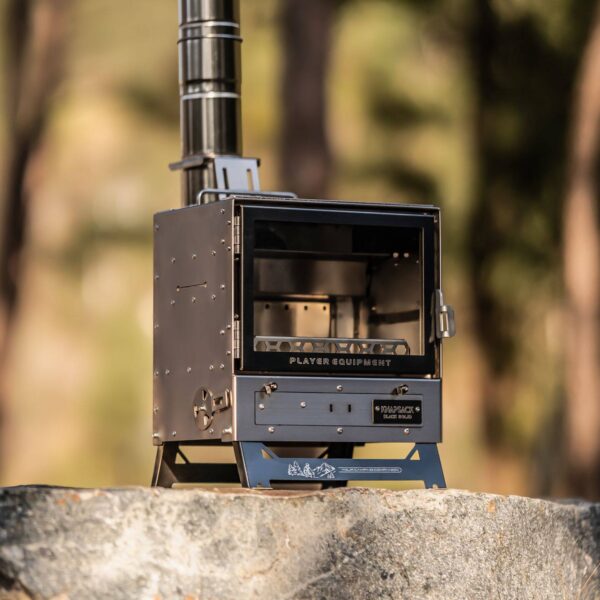 Portable Small Desktop Viewing Fire Stove Stainless Steel Charcoal Heating Stainless Steel Portable Outdoor Camping Wood Stove