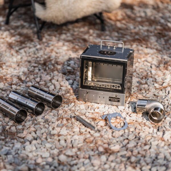 Windproof Stainless Steel Outdoor Camping Wood Stove Compact Stainless Steel Outdoor Camping Wood Stove for Heating