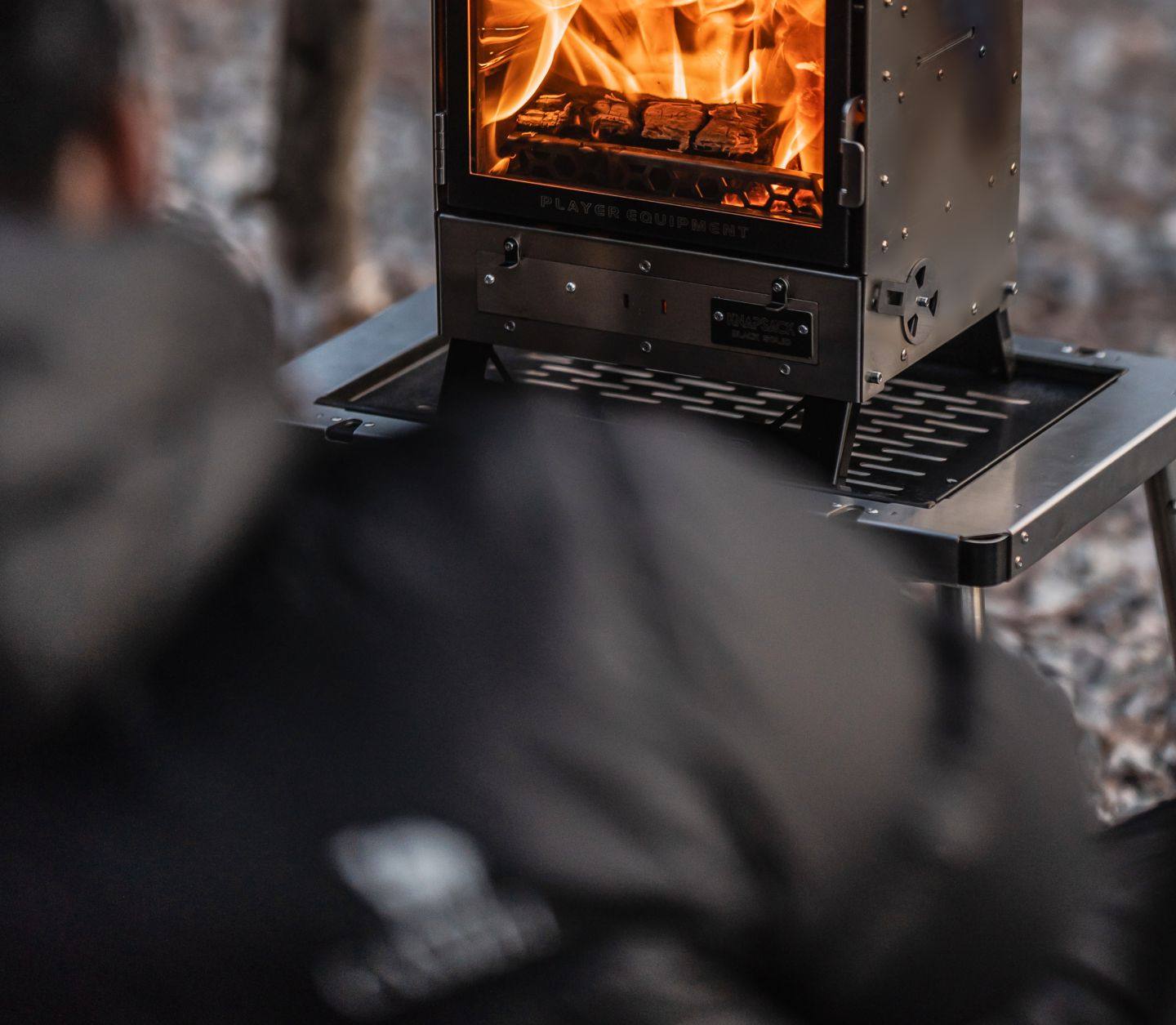 outdoor camping wood stove